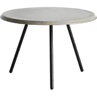 Woud Soround Couchtisch Beton/Schwarz Ø60 H39.5