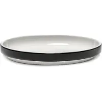 Serax Frühstücksteller Passe-Partout Tableware by Vincent Van D Black White S 18 x 18 x 2,5 cm