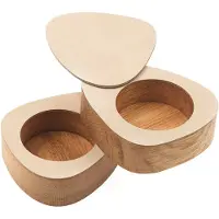 Lind DNA Peffer- und Salzset Curve Salt & Pepper Nupo Sand (2er-Set)