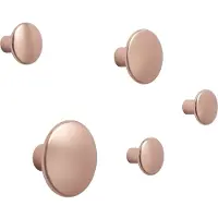 Muuto Dots Metal Set of 5 Rose - , Pink / Rosé, Metall