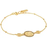 Ania Haie Damen-Armband Winged Goddess 925er Silber Gold