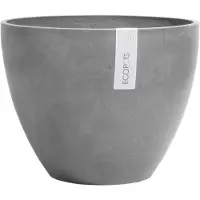 Ecopot's Blumentopf "ANTWERP Grey", BxTxH: 50x50x37,5 cm