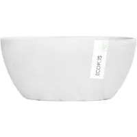 Ecopot's Blumentopf "SOFIA White Grey", BxTxH: 13x13x13,5 cm