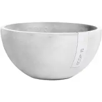Ecopot's Blumentopf "BRUSSELS White Grey", BxTxH: 25x25x12 cm