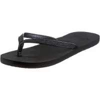 Roxy Sandale "Napili", Damen, Gr. 10 (41), schwarz (schwarz 3), Obermaterial: 100% Synthetikmaterial / Futter: 100% Synthetikmaterial / Außensohle: 100% TPR., Schuhe Sandale