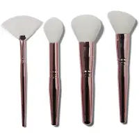 Elf . Cosmetics Blush & Glow Brush Kit Rouge zum Auftragen von Puder, Rouge, Bronzer und Highlighter sorgt fr ein nahtloses Finish
