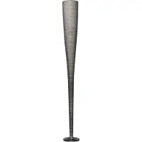 Foscarini Mite Stehleuchte Gestreift - , Mite, dimmbar, Schwarz, für Wohnzimmer, Glas, Design