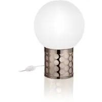 Slamp Atmosfera Tischleuchte Medium Anthracite - , Grau, für Wohnzimmer, Kunststoff