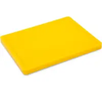 Metro Professional Schneidebrett GN 1/2, Polyethylen, 32.5 x 26.5 cm, mit Saftrille, gelb