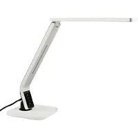 LINDBY LED-Schreibtischleuchte Eleni, weiß, CCT, dimmbar
