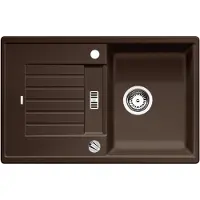 BLANCO Granitspüle "ZIA 45 S", braun (cafe), B:50cm H:19cm T:78cm, Verbundwerkstoff, Küchenspülen, Granitspüle, erhältlich in mehreren Farben