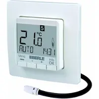 Eberle CONTROLS GMBH FIT 3L/weiß UP- FIT 3L, WEISS Uhrenthermostat m.Begrenzerfunktion