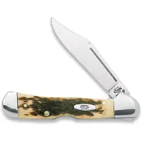 Case Knives Case Mini Copperlock Amber Jigged Bone, 00133, 61749L rostfrei, Taschenmesser