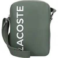 Lacoste Umhängetasche Schultertasche L.12.12 Cuir Animation M Vertical Camera Bag M Thyme grün