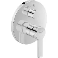 Duravit Fertigmontageset B.2 UP-Brause-Einhebelmischer, m Umstellvent., rd, chrom