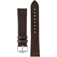 Hirsch 03702010-1-20 Lederarmband für Uhren Toronto L 20 mm Braun
