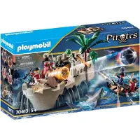 Playmobil , Rotrockbastion, Pirates, 70413