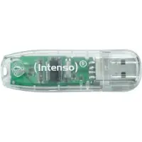 Intenso USB 2.0 Stick 32GB, Rainbow Line, transparent (R) 28MB/s, (W) 6.5MB/s, Retail-Blister