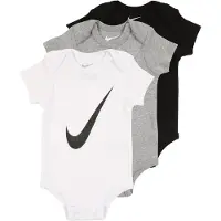 Nike Swoosh Kurzärmeliger Body 3 Einheiten Mehrfarbig 0-6 Months Mehrfarbig 0-6 Months