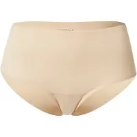 Schiesser Maxislip "Invisible Soft", Damen, Gr. 40, beige (410, sand), Microfaser, Obermaterial: 70% Polyamid, 30% Elasthan, körpernah, Unterhosen Maxislip, mit hohem Bund