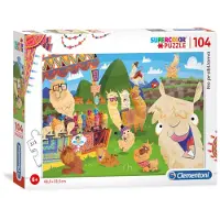 Clementoni No ProbLLAMA, 104 Stück(e), Cartoons, 6 Jahr(e)