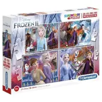 Clementoni Supercolor Puzzle Set - Disney Frozen II (20, 60, 100, 180 Teile)