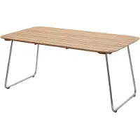 Skagerak Fritz Hansen - Lilium Tisch 160 x 90 cm, Teak / Edelstahl