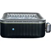 NetSpa Packung aufblasbarer Spa quadratisch Aspen 168x168x70cm - Dreifachfunktion: Heizung, Filterung, Massage - Vol 700L