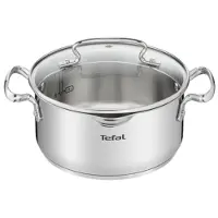 Tefal DUETTO+ G7194455, 2,9 l, Rund, Edelstahl, Edelstahl, Edelstahl, Edelstahl