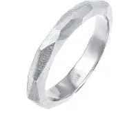 Elli Ring Paarring Trauring Hochzeit Brushed 925 Silber Elli Premium Silber