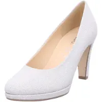 Gabor Damen Pumps, Trotteur silber Gr. 61/2