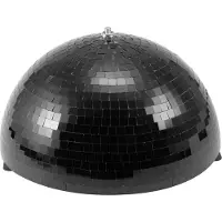Eurolite Spiegel-Halbkugel 30cm schwarz motorisiert