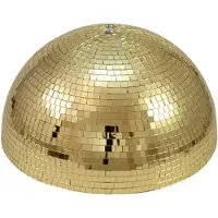 Eurolite Spiegel-Halbkugel 40cm gold motorisiert