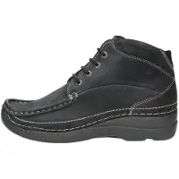 Wolky Roll Shoot Veterschoenen Hoog - Zwart - Maat 36