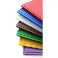 Super Merchant Schneidbrett GN 1/2 rot HDPE 500 für Fleisch
