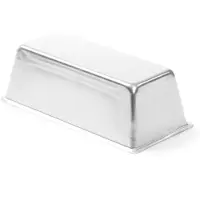 Hendi Rührkuchenform rechteckig, Alu 180x80x(H)60 mm