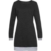Vivance Nachthemd mehrfarbig Gr. 32/34 für Damen. Mit Rundhals. Bequem. Nachhaltig.