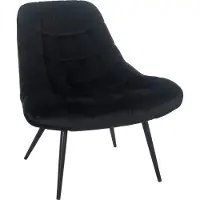 SalesFever Relaxsessel "Toulon - Komfortabler Loungesessel", schwarz (schwarz, schwarz), B:76cm H:85cm T:85,6cm, Sessel, Relaxsessel, mit XXL-Steppung, mit schwarzen oder naturfarbenen Beinen