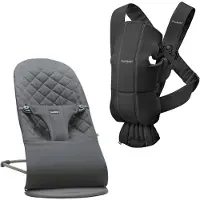 BabyBjörn Bouncer Bliss, Junge/Mädchen, Faltbar, Anthrazit