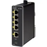 Cisco Industrial Ethernet 1000 Series - Switch - managed - 1 x 10/100 (Uplink) + 4 x 10/100 (Downlink) - an DIN-Schiene montierbar - Gleichstrom