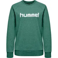 Hummel Sweatshirt Damen Cotton Logo