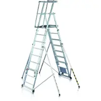 Zarges Rollbare Plattformleiter