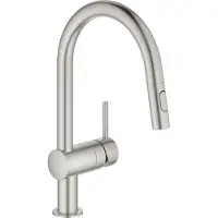 GROHE 32321DC2, Ziehen, Stahl, Hebelgriffe, Einzelbild, Super steel, 1/2"