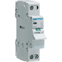 Hager SBT116 Ausschalter 16A 1 Schließer 230V AC mit Leuchtmelder 1PLE