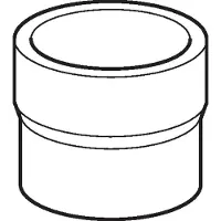 Geberit 370738161 PE Übergangsstutzen auf Guss d200/212