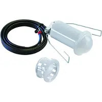 ESYLUX PD-C 360/8 mini Slave - Passiver Infrarot-Sensor (PIR) - Verkabelt - 8 m - Zimmerdecke - Indoor - Weiß