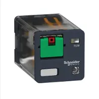 Schneider Electric Stikbensrelæ 10A 3C/O 230VAC med LED og testknap