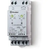 Finder Dämmerungsschalter für 35 mm DIN-Schiene, Serie 11.42.8.230 11.42.8.230.0000 1 - 80/20 - 1000 lx 230 V/50 - 60 H