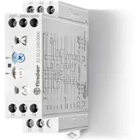 Finder 83.52 Multifunktionales Industrielles Zeitrelais 24-240V - 83.52.0.240.0000
