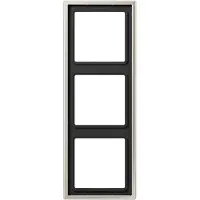 JUNG ES 2983 - Schwarz - Edelstahl - Edelstahl - Schraubenlos - - 81 mm - 223 mm